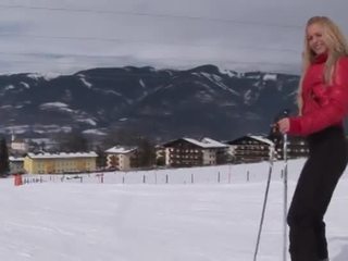 Eroberlin anna safina 俄 金發 滑雪 奧地利 開放 公