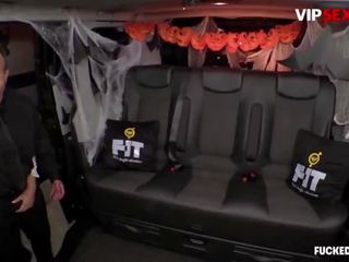 Fuckedintraffic - halloween jasmine jae berpayu dara besar warga british polis wanita tegar seks / persetubuhan dalam yang kereta - vipsexvault